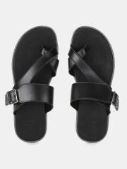 Arrow Men Black Comfort Sandals