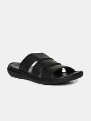 Arrow Men Black Sandals