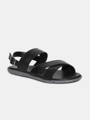 Arrow Men Black Comfort Sandals