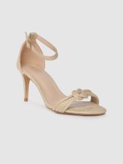 DressBerry Women Beige Solid Pumps