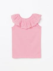 Fame Forever by Lifestyle Girls Pink Solid Top