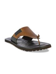 Alberto Torresi Men Tan Brown Comfort Sandals