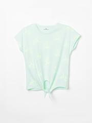 Fame Forever by Lifestyle Girls Green Printed Top