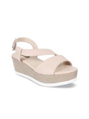 Flat n Heels Women Pink Solid Sandals