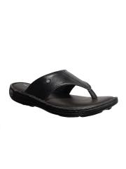 Khadims Men Black Sandals