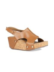 Rocia Women Tan Brown Solid Wedges