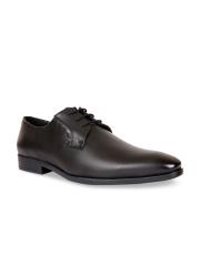 San Frissco Men Black Solid Formal Derbys