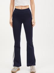 Harpa Women Navy Blue Solid Jeggings