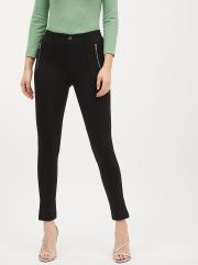 Harpa Women Black Solid Jeggings