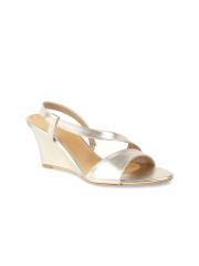 Rocia Women Gold-Toned Solid Sandals