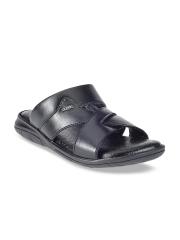 Khadims Men Black Sandals