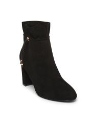 DOROTHY PERKINS Women Black Solid Heeled Boots