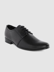 INVICTUS Men Black Solid Formal Derbys