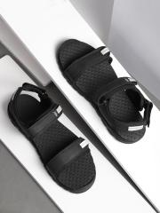 HRX by Hrithik Roshan Men Black Solid Sports Sandals