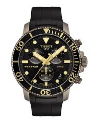 TISSOT Men Black Chronograph Swiss Made Watch T1204173705101