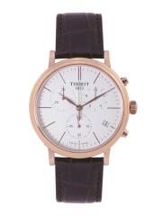 TISSOT Men White Chronograph Swiss Made Watch T1224173601100