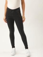 DressBerry Women Black Solid Denim Jeggings