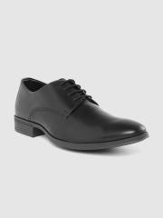 INVICTUS Men Black Solid Formal Derbys