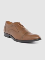 INVICTUS Men Brown Solid Formal Brogues