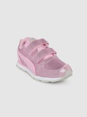 Puma Girls Pink Vista Glitz Sneakers