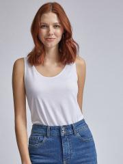 DOROTHY PERKINS Women White Solid Top