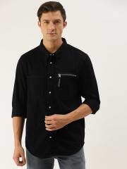 Calvin Klein Jeans Men Black Casual Shirt