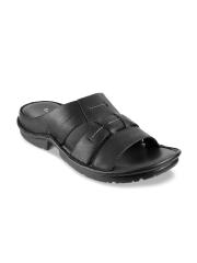 Metro Men Black Sandals