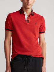 Polo Ralph Lauren Men Custom Slim Fit Mesh Polo T-Shirt