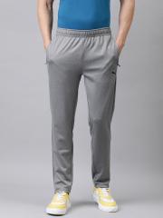 Puma Men Grey Solid Track Pants