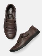 Roadster Men Brown Shoe-Style Sandals