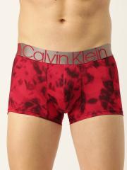 Calvin Klein Underwear Men Red & Black Printed Trunk NB2543B8X