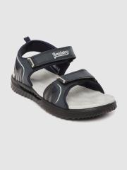 Roadster Men Navy Blue Solid Sports Sandals