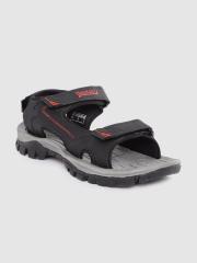 Roadster Men Black Sports Sandals