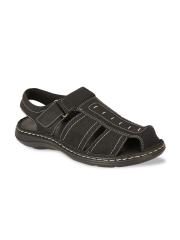 Bata Men Black Fisherman Sandals