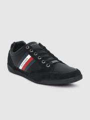 Tommy Hilfiger Men Black Sneakers