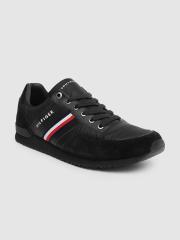 Tommy Hilfiger Men Black Sneakers