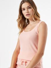 DOROTHY PERKINS Women Peach-Coloured Solid Top