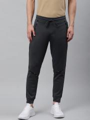 Sweet Dreams Men Charcoal Grey Solid Joggers