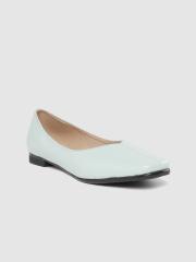 DressBerry Women Blue Solid Ballerinas