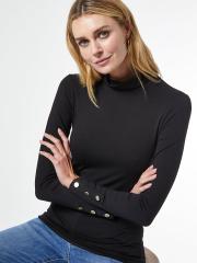 DOROTHY PERKINS Women Black Solid Top