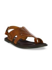 Alberto Torresi Men Tan Comfort Sandals