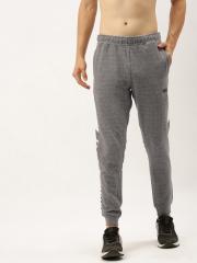 Flying Machine Men Grey Solid Joggers