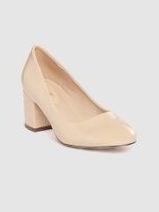 Lavie Women Beige Solid Pumps