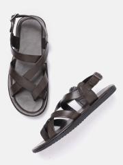 Roadster Men Coffee Brown Comfort Sandals