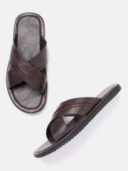 Roadster Men Coffee Brown Comfort Sandals