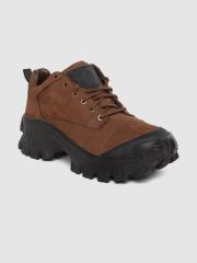 Roadster Men Brown Solid Flat Boots