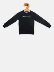 Monte Carlo Boys Black Printed Sweatshirt