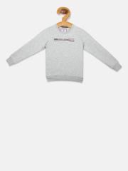 Monte Carlo Boys Grey Printed Sweatshirt