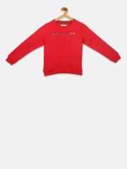 Monte Carlo Boys Red Printed Sweatshirt