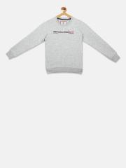 Monte Carlo Boys Grey Printed Sweatshirt